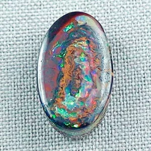 23,45 ct Yowah Nuss Opal Edelstein Queensland Australien - 24,58 x 14,63 x 7,36 mm | Echte Edelsteine & Opale mit Zertifikat online kaufen-11