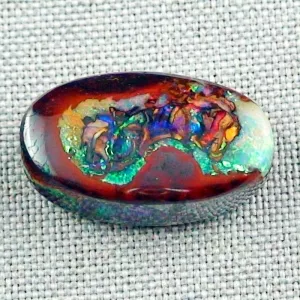 23,45 ct Yowah Nuss Opal Edelstein Queensland Australien - 24,58 x 14,63 x 7,36 mm | Echte Edelsteine & Opale mit Zertifikat online kaufen-4