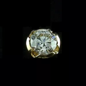 Ein wunderschöne Herren Gelbgold Ohrstecker 18 k (750) mit einem Top Diamanten TW si 0,51 ct. - Jetzt online Ohrschmuck kaufen für Herren. Ohrring für Herren günstig kaufen.