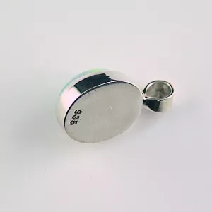 ►935er Silberanhänger 1,56 gr mit 2,76 ct Welo Opal & Silberkette 4,20 gr, Bild8