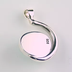 ►935er Silberanhänger 3,10 gr mit 3,19 ct Welo Opal & Silberkette 4,20 gr, Bild8