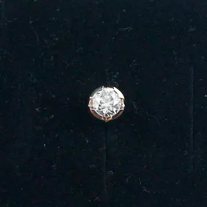 18k Gelbgold Ohrstecker mit großen Diamanten 0,50 ct