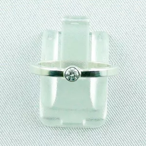 Konfigurieren Sie Ihren Silberring mit einem 0,10 ct. Diamant. Alle Ringgrößen sind möglich | Auch in Gelbolg oder Weißgold, mit größeren Diamanten möglich. 1