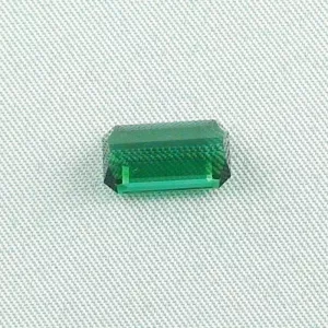 Echter 3,81 ct Turmalin Grüner Verdelith Emerald Cut  - Deutscher Edelsteinhändler - 12,14 x 6,81 x 5,24 mm Tourmaline - Edelsteine online kaufen!