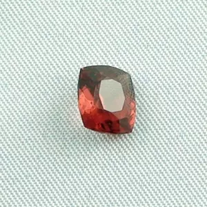 Roter 2,35 ct Granat Garnet im Kissen Schliff - Edelsteine mit Zertifikat online kaufen! - Schöner Rhodolite 8,26 x 7,56 x 4,45 mm - Schöner Edelstein