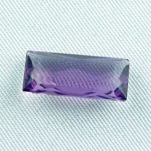 Großer echter violetter Amethyst 5,06 ct - Baguette Schliff - Jetzt anschauen! Echte Edelsteine online kaufen!