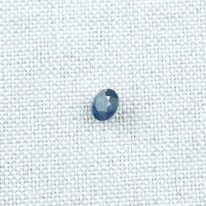 ►0,69 ct königsblauer Saphir Diamantschliff Edelstein, Bild2