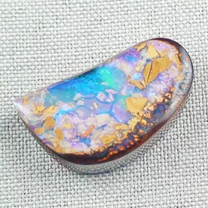 50,09 ct Boulder Opal Investment Multicolor Edelstein 32,49 x 18,62 x 7,84 mm - 50,09 ct Edelstein mit brillanten Farben - Opale online kaufen mit Zertifikat.-4