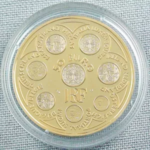►1 oz Gold Monnaie de Paris Europa Serie - Jahrgang 2002 - Privatverkauf, Bild2