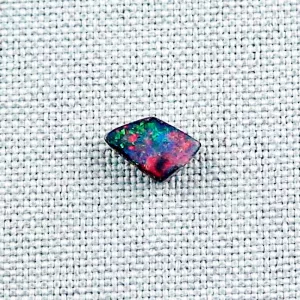 Regenbogen Opal 7,62 x 5,71 x 2,93 mm - 1,23 ct Boulder Opal aus Australien - Opal mit Zertifikat online kaufen - Edelstein von der Opal-Schmiede-2