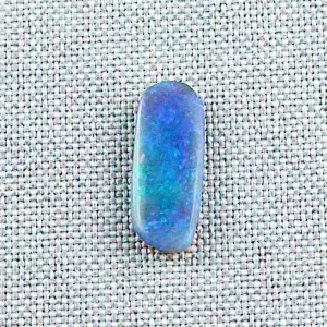 Echter Black Crystal Opal 3,05 ct aus Australien Opale mit Zertifikat online kaufen - Blau Grüner Multicolor Black Crystal Opal 18,83 x 7,26 x 3,03 mm 2