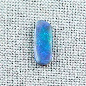 Echter Black Crystal Opal 3,05 ct aus Australien Opale mit Zertifikat online kaufen - Blau Grüner Multicolor Black Crystal Opal 18,83 x 7,26 x 3,03 mm 4