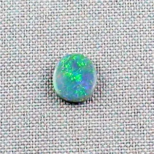 Echter Lightning Ridge Semi Black Opal 2,10 ct. aus Australien - Opale mit Zertifikat online kaufen - Grüner Multicolor Vollopal 11,50 x 9,79 x 2,86 mm 2