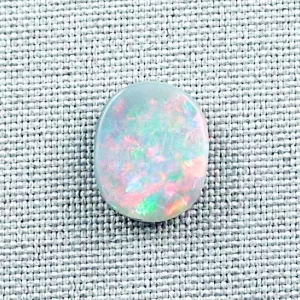 5,50 ct multicolor White Opal Edelstein - Echte Opale aus Lightning-Ridge Australien - Edelsteine mit Zertifikat bei der Opal-Schmiede online kaufen! 1