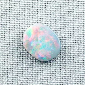 5,50 ct multicolor White Opal Edelstein - Echte Opale aus Lightning-Ridge Australien - Edelsteine mit Zertifikat bei der Opal-Schmiede online kaufen! 3