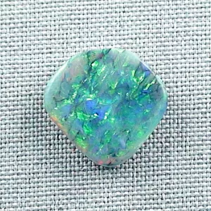 Echter Grüner Lightning Ridge Black Crystal Picture Opal 10,28 ct. aus Australien - Echte Opale mit Zertifikat online kaufen - 17,90 x 18,61 x 4,99 mm 1