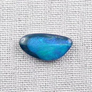 Echter Lightning Ridge Black Opal 3,36 ct. aus Australien - Opale mit Zertifikat online kaufen - Blauer Black Opal 18,50 x 9,46 x 3,53 mm für Opalschmuck 1