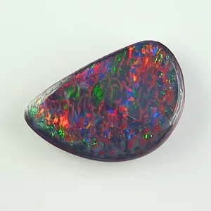 Echter Yowah Nuss Opal 24.77 ct. aus Australien - Opale mit Zertifikat online kaufen - Multicolor Yowah Nuss Opal 25,07 x 16,32 x 6,09 mm für Opalschmuck 9