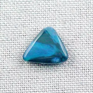 Blauer Lightning Ridge Black Opal 3,60 ct. aus Australien - Opale mit Zertifikat online kaufen - Blauer Black Opal 13,43 x 12,68 x 3,85 mm ​für Opalschmuck 2