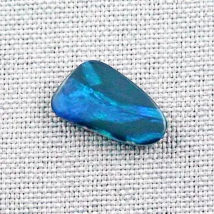 Blauer Lightning Ridge Black Opal 2,90 ct. aus Australien - Opale mit Zertifikat online kaufen - Blauer Black Opal 16,24 x 9,67 x 3,05 mm für Opalschmuck 1 4