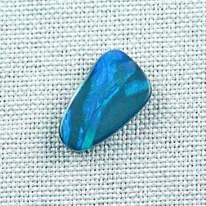 Blauer Lightning Ridge Black Opal 2,90 ct. aus Australien - Opale mit Zertifikat online kaufen - Blauer Black Opal 16,24 x 9,67 x 3,05 mm für Opalschmuck 1 6