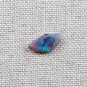 Echter Lightning Ridge Black Crystal Opal 0,84 ct. aus Australien - Opale mit Zertifikat - Blauer Multicolor Black Crystal Opal 11,55 x 6,24 x 2,19 mm 7