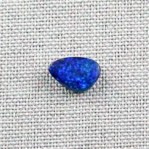 Echter Boulder Opal 1,75 ct. aus Australien - Opale mit Zertifikat online kaufen - Blau Boulder Opal 10,22 x 6,99 x 3,18 mm für Opalschmuck 1