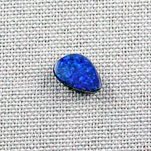 Echter Boulder Opal 1,75 ct. aus Australien - Opale mit Zertifikat online kaufen - Blau Boulder Opal 10,22 x 6,99 x 3,18 mm für Opalschmuck 4