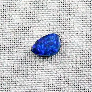 Echter Boulder Opal 1,75 ct. aus Australien - Opale mit Zertifikat online kaufen - Blau Boulder Opal 10,22 x 6,99 x 3,18 mm für Opalschmuck 6