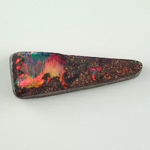 10,12 ct Boulder Opal Roter Edelstein Multicolor Schmuckstein aus Australien - Multicolor Boulder Opal 29,11 x 10,71 x 4,63 mm ​- Echte Opale online kaufen 10