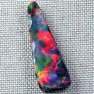 10,12 ct Boulder Opal Roter Edelstein Multicolor Schmuckstein aus Australien - Multicolor Boulder Opal 29,11 x 10,71 x 4,63 mm ​- Echte Opale online kaufen 2