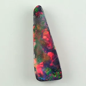 10,12 ct Boulder Opal Roter Edelstein Multicolor Schmuckstein aus Australien - Multicolor Boulder Opal 29,11 x 10,71 x 4,63 mm ​- Echte Opale online kaufen 9