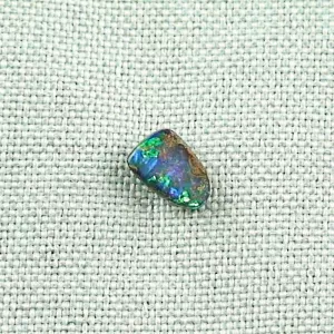 ♥1,26 ct Edelstein, Schmuckstein, blauer Boulder Opal, Bild3