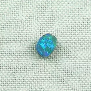 ►intensiv blauer Boulder Opal 1,09 ct Edelstein, Bild2