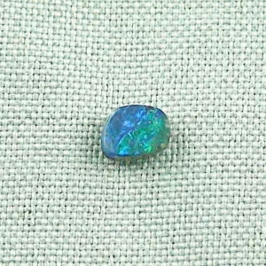 ►intensiv blauer Boulder Opal 1,09 ct Edelstein, Bild3