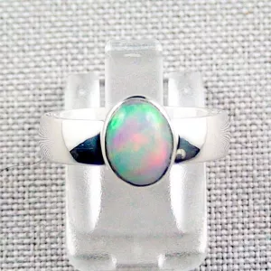935er Opalring mit echten 1,17 ct. Welo Opal Silberring Multicolor - Opalschmuck ganz einfach und bequem online kaufen. | Edelstein- und Opalschmuck 1