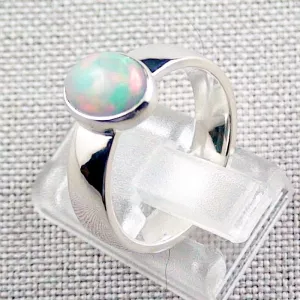 935er Opalring mit echten 1,17 ct. Welo Opal Silberring Multicolor - Opalschmuck ganz einfach und bequem online kaufen. | Edelstein- und Opalschmuck 3