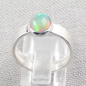 935er Opalring mit echten 1,25 ct. Welo Opal Silberring Multicolor - Opalschmuck ganz einfach und bequem online kaufen. | Mit Lichtbild-Zertifikat 4
