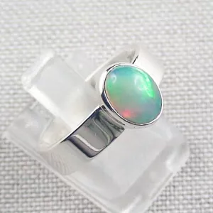 935er Opalring mit echten 1,25 ct. Welo Opal Silberring Multicolor - Opalschmuck ganz einfach und bequem online kaufen. | Mit Lichtbild-Zertifikat 6
