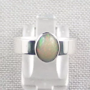 935er Opalring mit echten 1,17 ct. Welo Opal Silberring Multicolor - Opalschmuck ganz einfach und bequem kaufen. | Echter Silberschmuck mit Zertifikat. 1