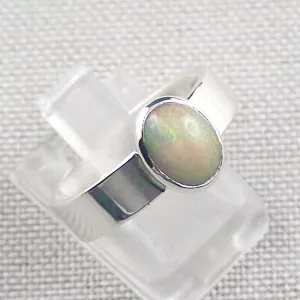935er Opalring mit echten 1,17 ct. Welo Opal Silberring Multicolor - Opalschmuck ganz einfach und bequem kaufen. | Echter Silberschmuck mit Zertifikat. 6