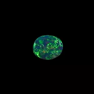 ►Lightning Ridge Black Crystal Opal 0,69 ct Grüner Multicolor Stein - Opal mit Zertifikat online kaufen-1