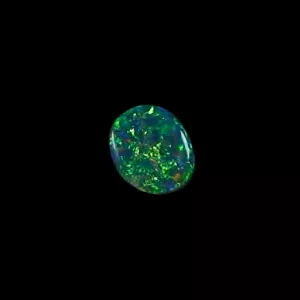 ►Lightning Ridge Black Crystal Opal 0,69 ct Grüner Multicolor Stein - Opal mit Zertifikat online kaufen-2