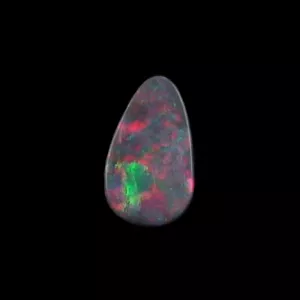 2,34 ct Semi Black Opal Schmuckstein Edelstein Lightning Ridge - Australien