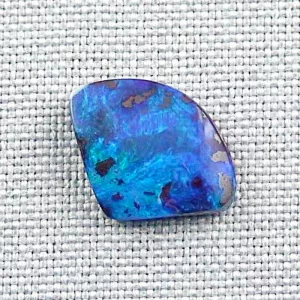 Boulder Opal 5,25 ct. aus Australien - Opale mit Zertifikat online kaufen - Blauer Multicolor Boulder Opal 17,12 x 12,76 x 3,36 mm für Opalschmuck-6