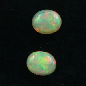 ►2,17 u. 2,13 Multicolor Welo Opal Pärchen - für Ohrringe, Bild2