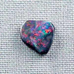 Echter Boulder Opal 4,89 ct. Regenbogen Opal aus Australien mit Zertifikat - Multicolor Regenbogen Boulder Opal 12,25 x 12,01 x 3,59 mm für Opalschmuck 2