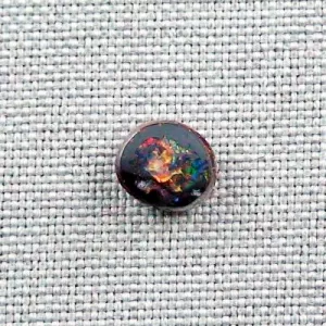 Echter Koroit Boulder Opal 1,78 ct. aus Australien mit Zertifikat online kaufen - Multicolor Koroit Boulder Opal 8,23 x 7,31 x 2,84 mm für Opalschmuck 2