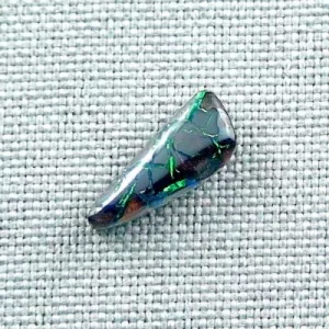 Echter Koroit Boulder Opal 3,45 ct. aus Australien mit Zertifikat online kaufen - Grün Blauer Koroit Boulder Opal 14,29 x 5,97 x 4,07 mm für Opalschmuck 4