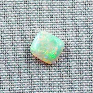  2,06 ct White Opal Multicolor Edelstein Lightning Ridge Australien - Opal mit Zertifikat für Opalschmuck | 8,58 x 7,77 x 3,15 mm - Opalschmuck 2